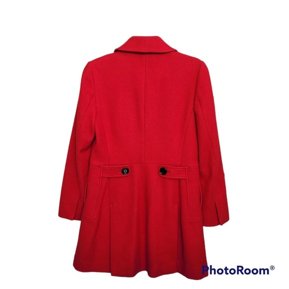 Red Banana Republic Wool Coat - Picture 3 of 10